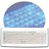 センチュリー 光るキーボード [CK104LFPW]