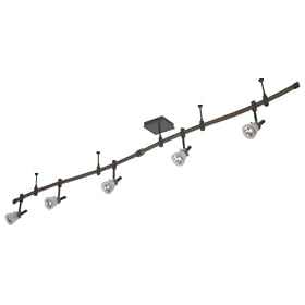 Eurofase 12491-025 Ozone 5-Light Track Kit, Oil Rubbed Bronze Frost by Eurofase