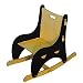 Roebuck Studio Trillium Rocker in Black