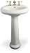 Bathroom Sink Pedestal by Kohler - K-2013-1 in Cashmere