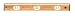 Johnson Level 524 24-Inch Brass Bound Mahogany Level