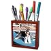   - Dogs Schnauzer - Schnauzer - Tile Pen Holders-5 inch tile pen holder