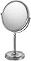 Recessed Base Double Sided Vanity Mirror - 10X Magnification - Polished Chrome