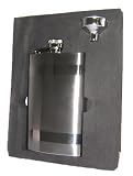Stainless Steel 8 Oz Flask Chrome Finish