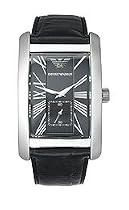 Emporio Armani Men's Black-Strap Watch