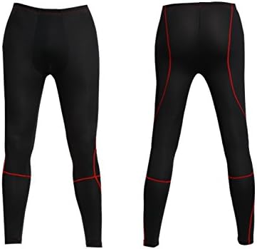 The Men Forced Abdomen Hot Slimming Shapers Shortsthermo Pants K163 (M, Black)