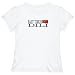 T-SHIRT WOMAN WHITE ELEGANT FLAG " DILI " EAST TIMOR Large