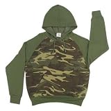 1068 WOMENS RAGLAN 2-TONE HOODED SWEAT TOPS by Rothco