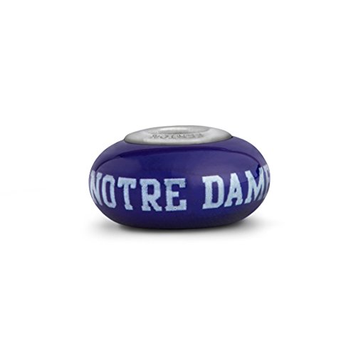 Notre Dame Fighting Irish Small Glass Bead Fits Most European Style Charm Bracelets