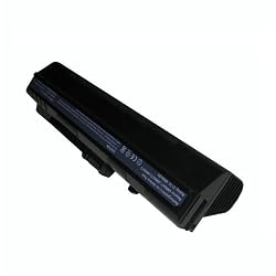 Aspire One Battery 9-cell 7900mAh Netbook Battery Lasts up to 12:10 Hours Longer Than the 3 or 6 Cells Acer Aspire One Battery - Color: Black