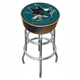 NHL San Jose Sharks Padded Bar Stool