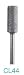 CL44 - 80 Grit Diamond Bur - 3/32