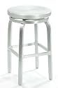 Melanie Counter Stoolool Swivel Brushed Aluminm