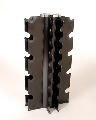 3122VQHWRAL Vertical 4 Tier Dumbbell Rack   Holds Up to 13 Pairs