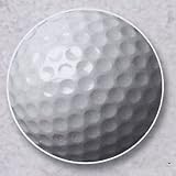 Golf Ball Auto Coaster, Single Coaster for Your Car