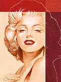 Eurographics JO4004 Joadoor, Beautiful Marilyn 60 x 80 cm, Hochwertiger Kunstdruck - Monroe - Portrait