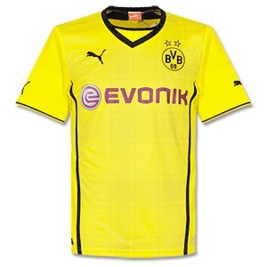 プーマ 13-14 ドルトムント ホーム レプリカユニフォーム ブレイジングイエロー×ブラック インポートM