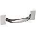 Monroe Steel Weld On Handle, Oval Grip, Dull Finish, 7/16" Grip Diameter, 1-1/4" Projection, Silver Color(Pack of 10)