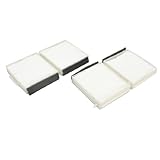 uxcell 空気浄化フィルター　不織布 GE6T-61-J6X 自動車 A/C キャビンエアフィルタ 　2 個