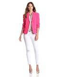 Rachel Roy Collection Womens Crepe Twist Back Blazer