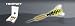 Dart World 13101 Hornet Brass Steel Tip Dart (18-gram)