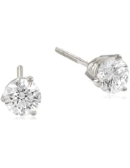 IGI Certified 18k Gold Round-Cut 3-Prong Diamond Studs (3/4 cttw, G-H Color, SI1- SI2 Clarity)