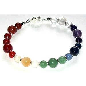 Chakra Balancing Gemstone Beaded Bracelet