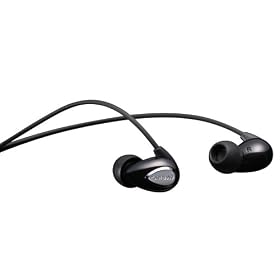 Cresyn C230E Iphone Combatible Sound Isolating In-Ear Headphone Earbuds with Unique Water Drop Shape For Superior Comfort (Black)