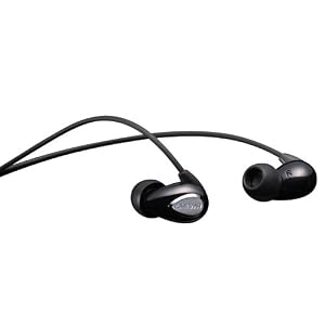 Cresyn C230E Iphone Combatible Sound Isolating In-Ear Headphone Earbuds with Unique Water Drop Shape For Superior Comfort (Black)