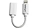 StarTech.com White Micro USB to Apple 8-Pin Lightning Connector Adapter for iPhone/iPod/iPad - Apple Lightning to Micro USB 2.0 Dongle (USBUBLTW)