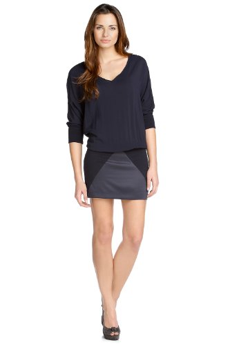 ESPRIT DE CORP Damen Kleid (mini) B01553, Gr. 38 (M), Blau (403 inky blue) Preisvergleich