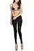 Love Melrose Womens Full Length Fashion Mesh Insert Illusion Leggings