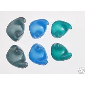 Colored a set of 6 OEM Jabra EarGels Jabra JX10 C120s C100 C150 Ear Boom Bud Aliph Jawbone 1 & 2 Jawbone2y