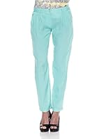 Peace & Love Pantalón Liso (Turquesa)