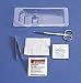 ^E*Kits Suture Removal Trays - Suture Removal Tray With Metal Iris & Adson Forceps - Suture Removal Tray Min.Order is 1 CS ( 100 Each / Case; )