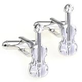 Violin Cuff links Gift Boxed(wedding cufflinks,jewelry for men,gift for groom)