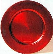 Sunset Pearlized Red Plate 12 Piece Set