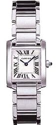 Cartier Tank Francaise 18kt White Gold Ladies Watch W50012S3