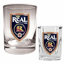 Real Salt Lake MLS Rocks Glass & Shot Glass Set