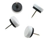 Shepherd #9447 4PK 7/8 White Plastic Glide