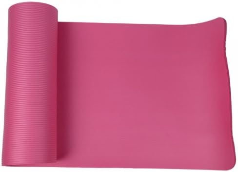 10mm NBR Senior Anti-skid Thick Environmental Protection Exercise Yoga Mat Pink