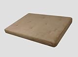6" Futon Mattress (Tan) (74"D x 6"H x 53"W)