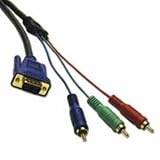 New - 6ft Ultima HD15M to (3) RCA HDTV Cable - 29641