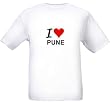 I LOVE PUNE - City-series - White T-shirt