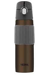 Thermos 18-Ounce Stainless-Steel Hydration Bottle, Brown