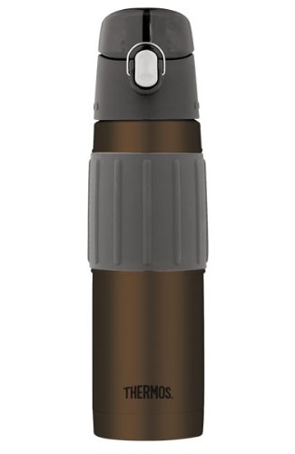 Thermos 18-Ounce Stainless-Steel Hydration Bottle, Brown