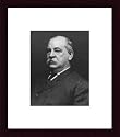 Art Poster Wood Framed Print - President Grover Cleveland - Artist: National Archive- Poster Size: 10 X 8