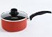 Kitchen & Housewares : Proctor Silex 52024 Aluminum Nonstick 3 Quart Covered Sauce Pan, Red