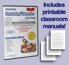 Software: Mastering Photoshop Elements Made Easy v. 6.0, 5.0 & 4.0 Training Tutorial   Learn how to use Elements eBook manual guide