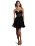 Betsey Johnson Women's Corset Dress With Sequins,Black,2